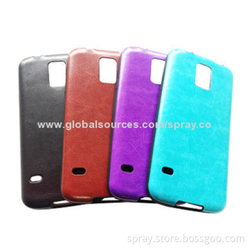 IML TPU case for Samsung Galaxy S5, leather texture TPU